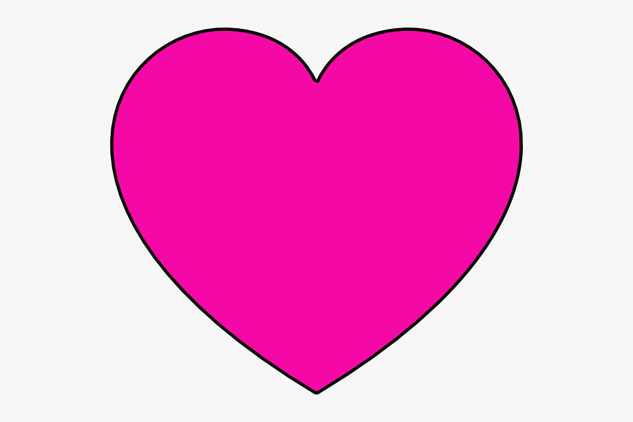 Pink heart clip.