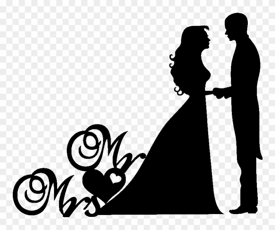 Wedding Couple Clipart Png , Png Download