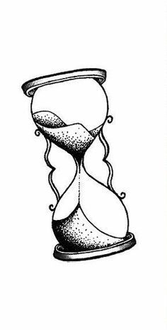 Simple hourglass drawing