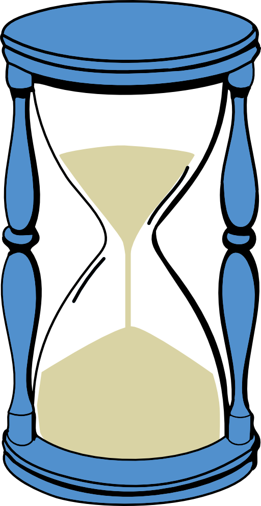 Hourglass clipart sand.
