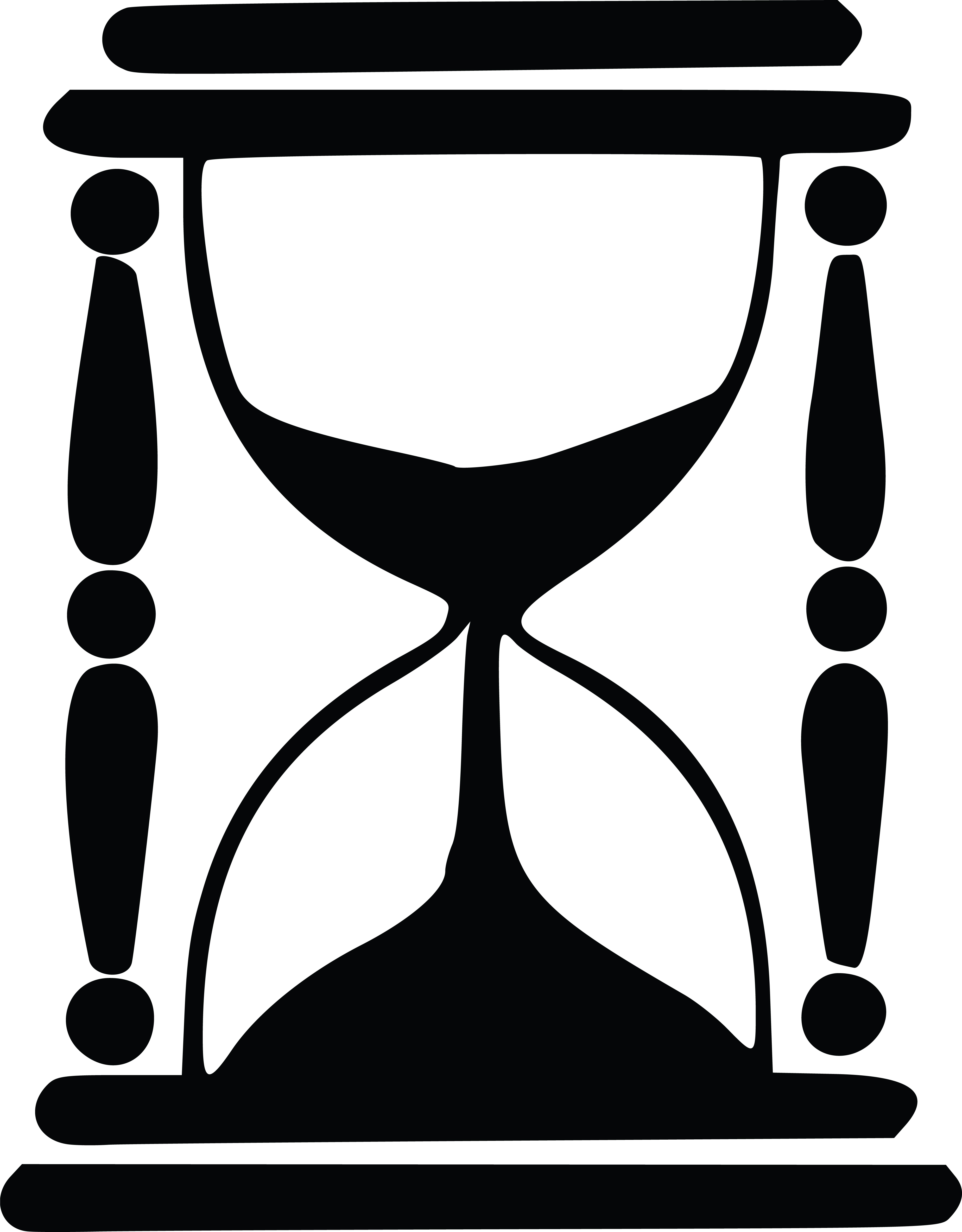 Hourglass clip art.