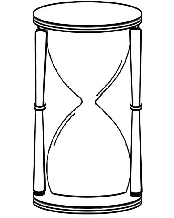 Picture hourglass clipart.