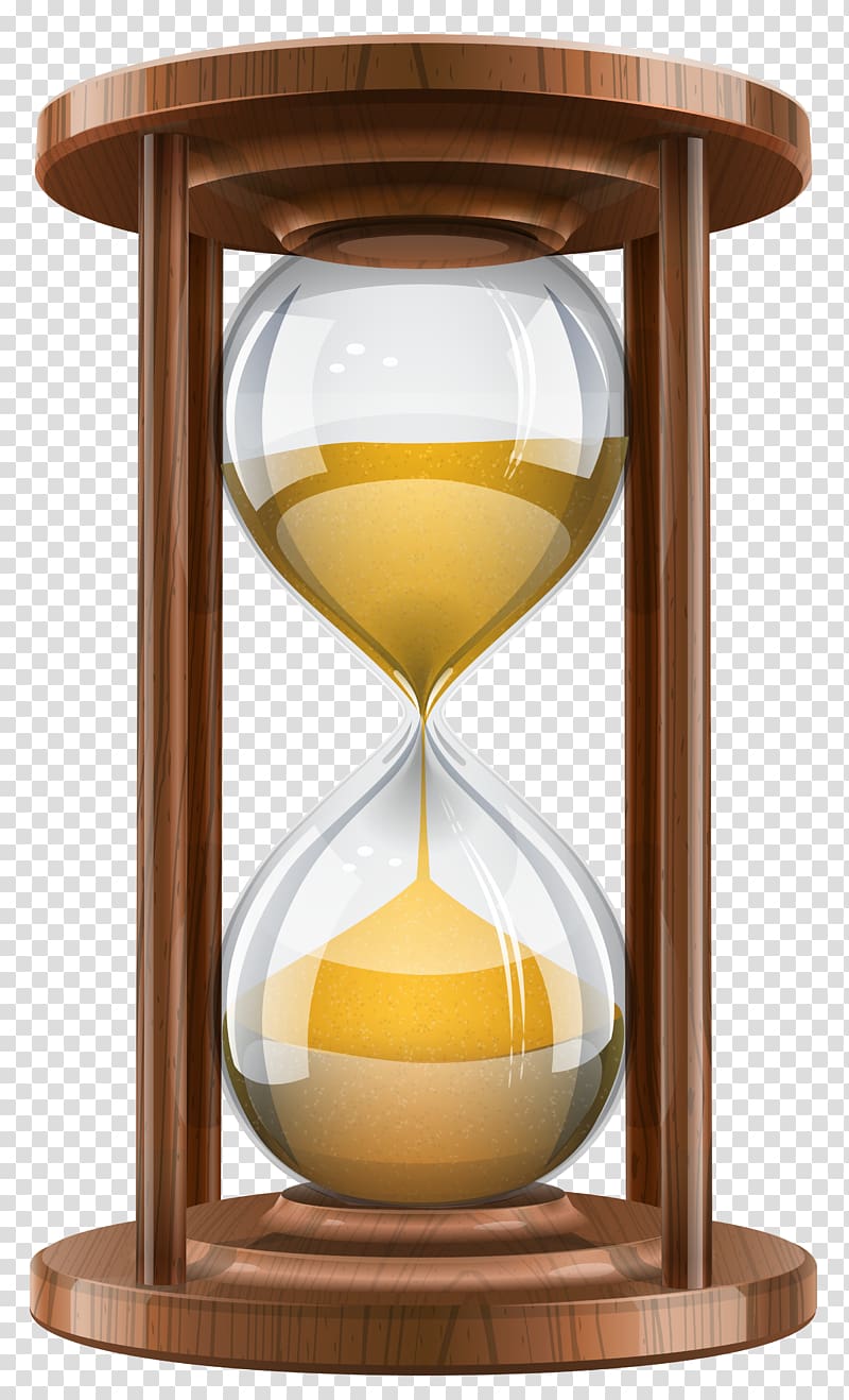 Brown hour glass, Hourglass Clock Timer , hourglass