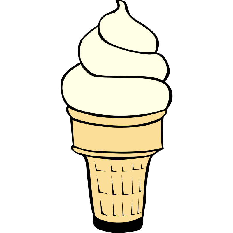 Ice cream cone clip art