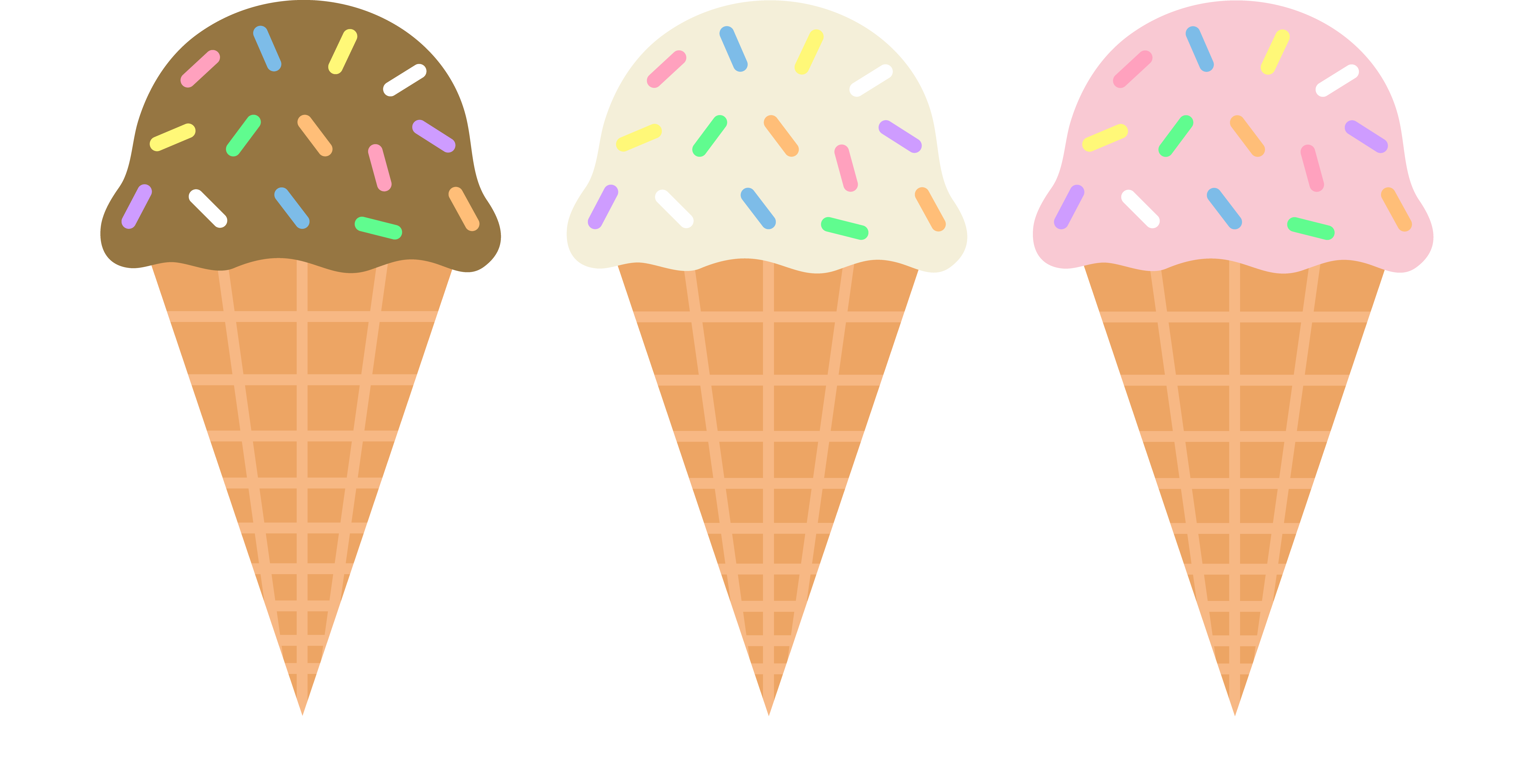 Ice Cream Cone Drawing Cartoon clipart free image