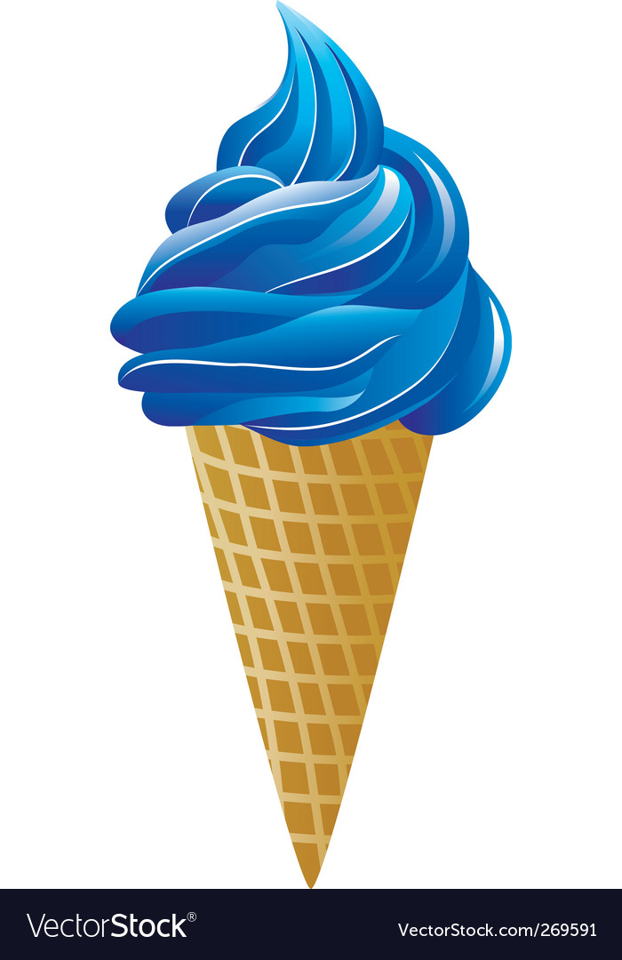 Blue icecream.