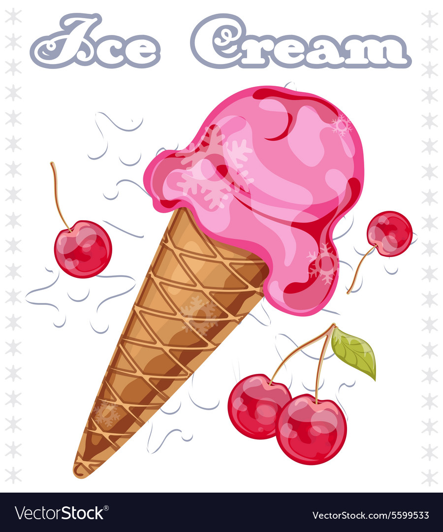 Cherry ice cream.