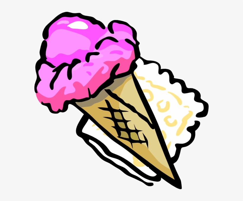 clipart ice cream cone pop art