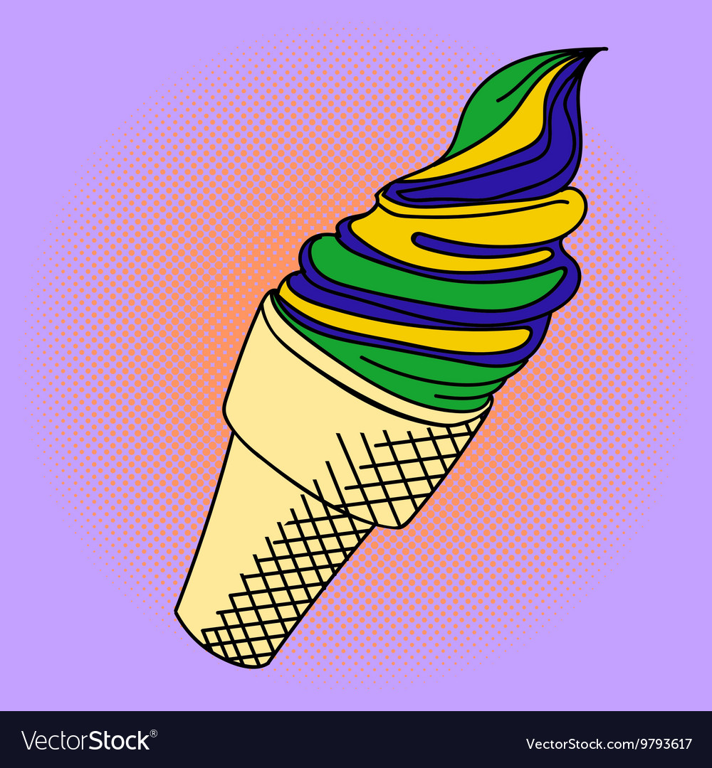 Ice cream Pop art