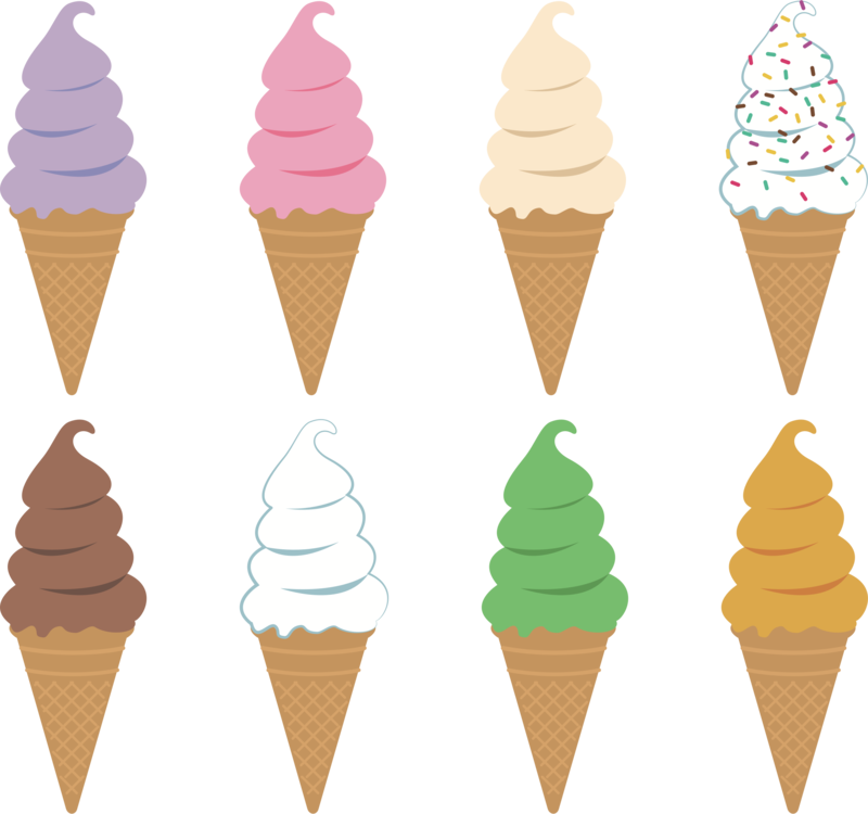 clipart ice cream cone soft serve