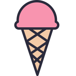 Ice cream conefrozen.