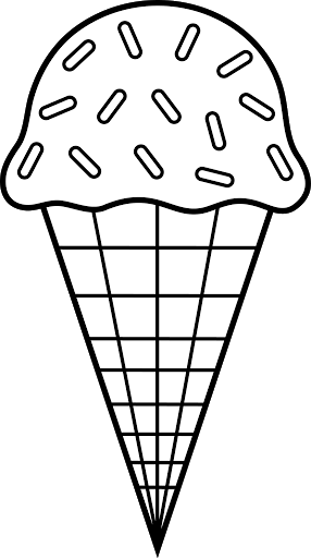 Triangle Clipart ice cream cone