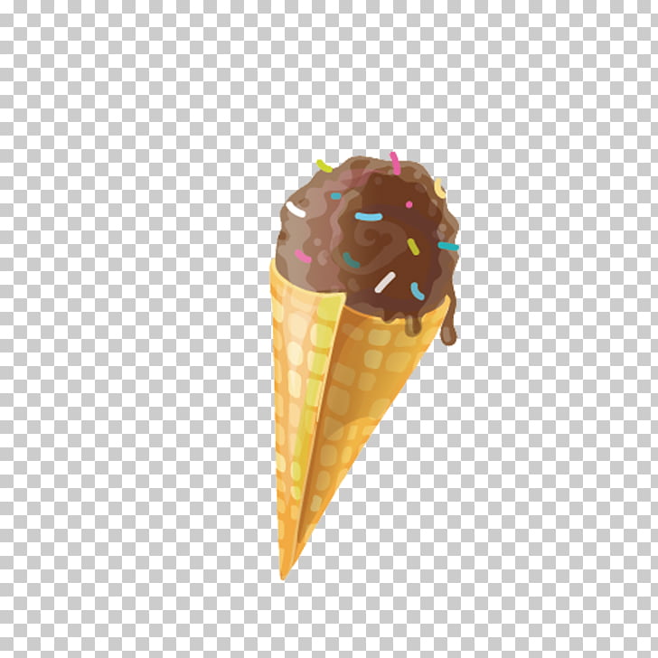 Ice cream cone Triangle, Ice cream PNG clipart