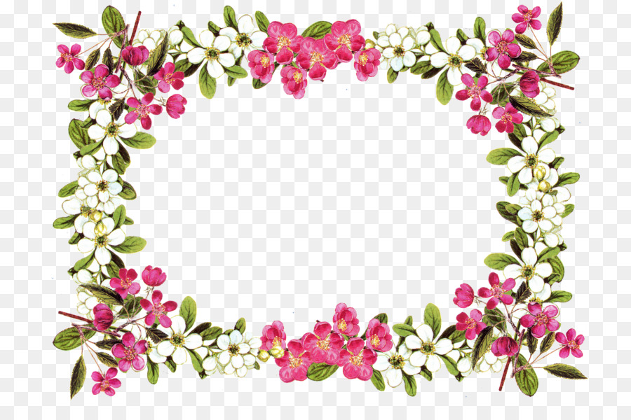 Pink flowers background.