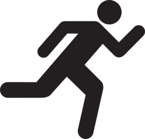 Running Icon On Transparent Background Clip Art at Clker