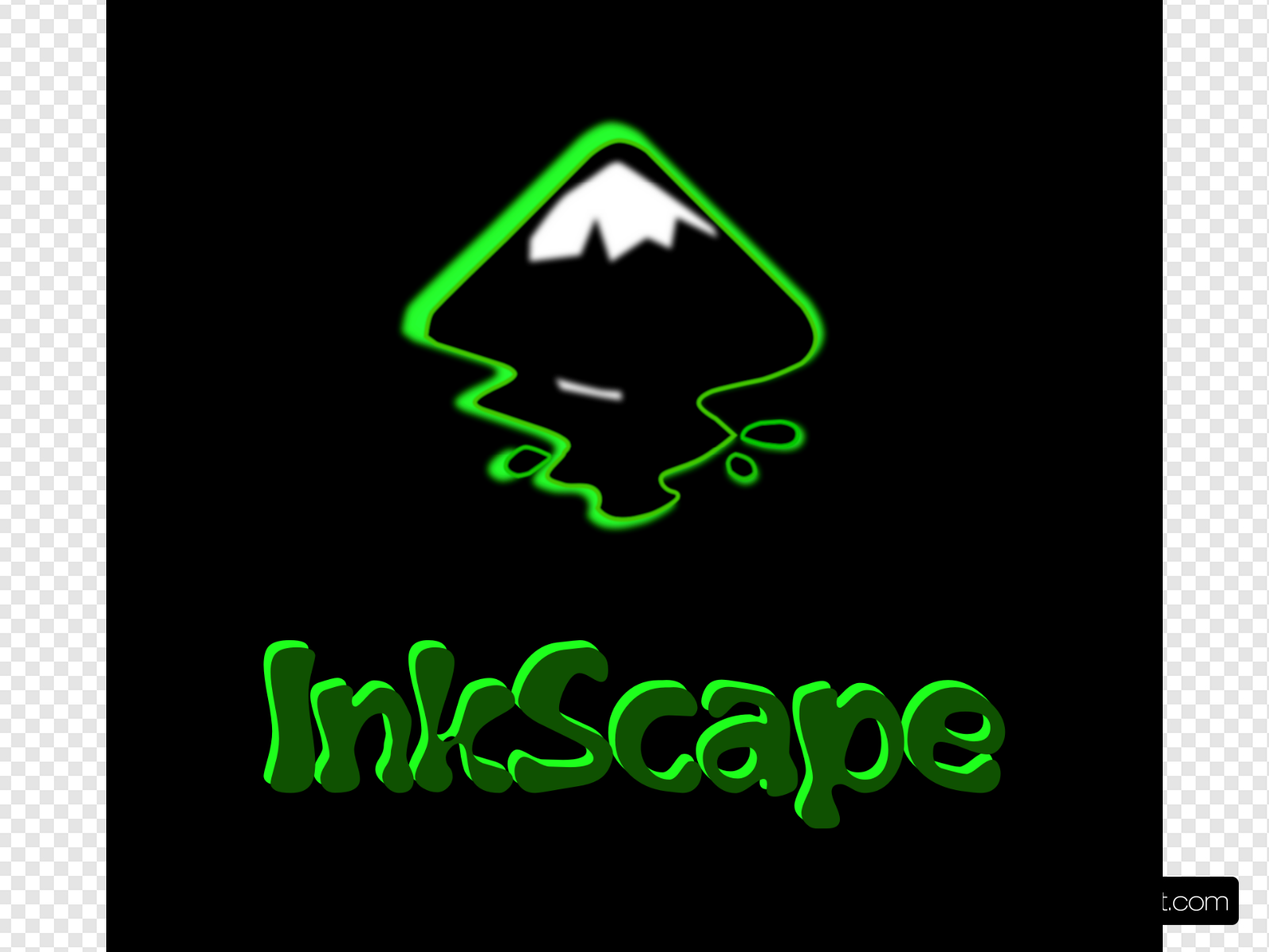 Inkscape Black And Green Clip art, Icon and SVG