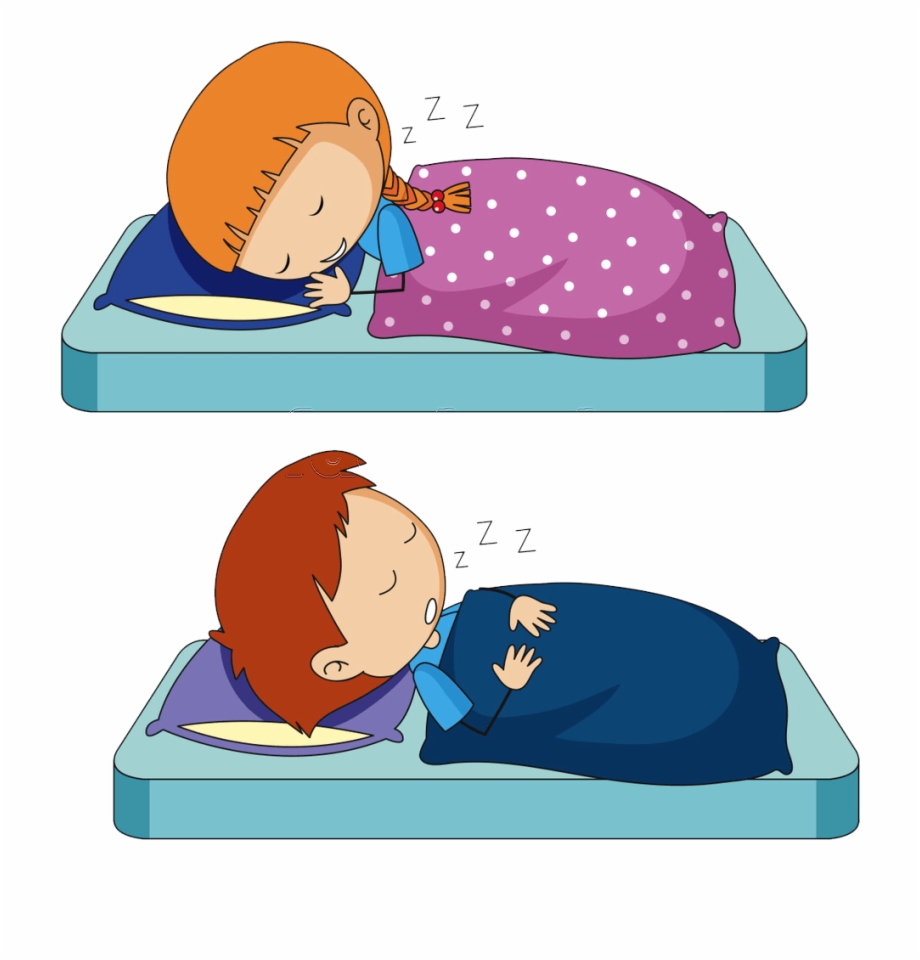 Sleeping clipart bed.