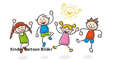 Kinder Cartoon Bilder spielende kinder im kindergarten