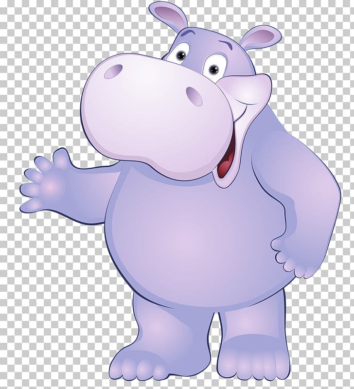 Hippopotamus kinder happy.