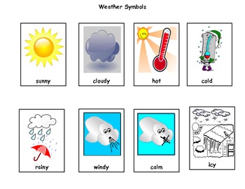 Weather Pictures For Kindergarten