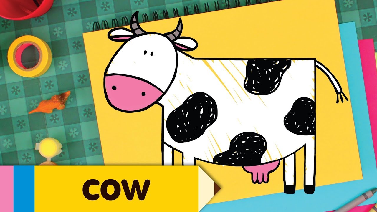 How to Draw A Cow