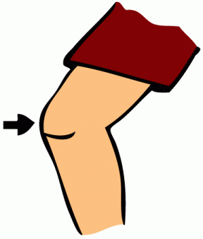 Legs clipart knee.