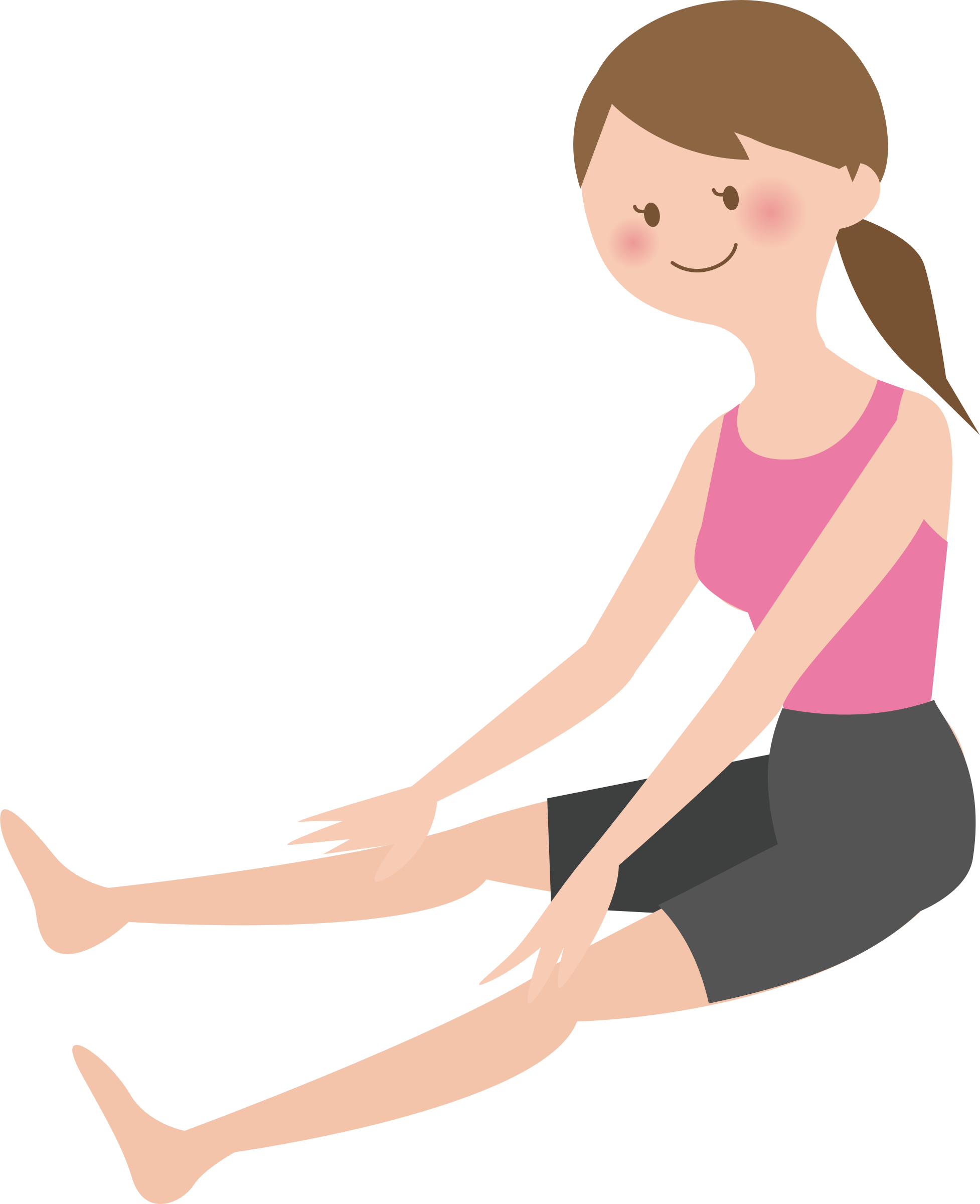 Exercising clipart stretches, Exercising stretches