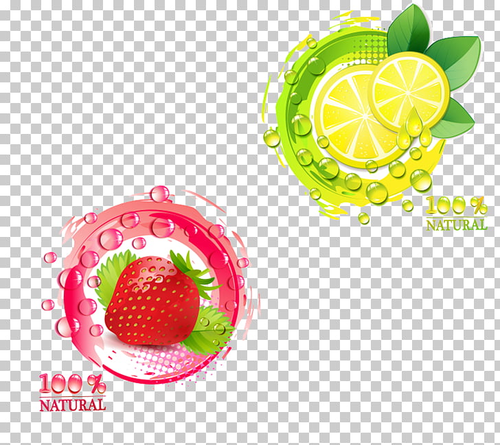 Juice Fruit Strawberry Illustration, Creative strawberry and