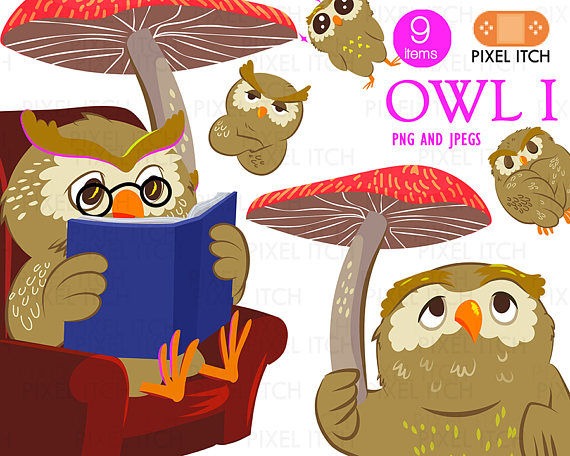 Owl clipart library.