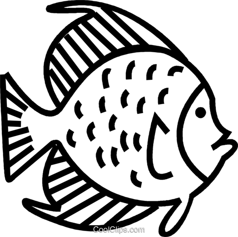 Pescado libres de derechos ilustraciones de vectores clipart