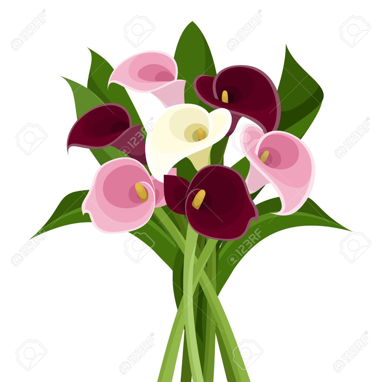 Image result for calla lilies silhouette clipart