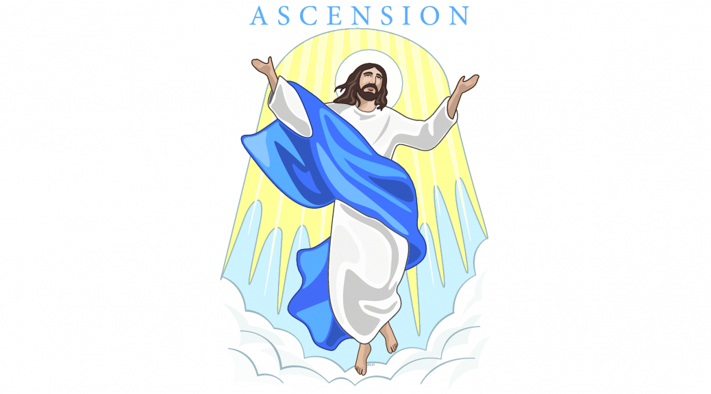 Jesus ascension clipart.