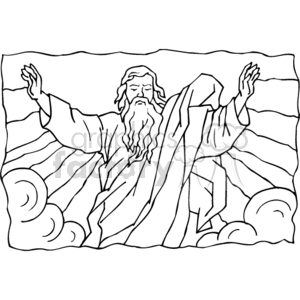 Christian clipart drawing.