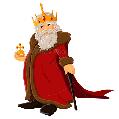 Medieval king clipart.