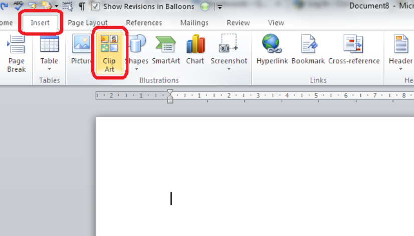 How To Insert ClipArt And Pictures In Microsoft Word
