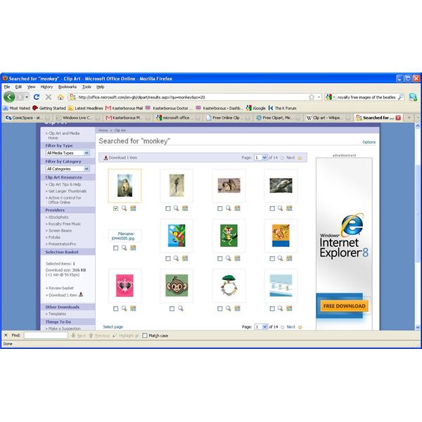 Finding and Using Microsoft Clipart Online