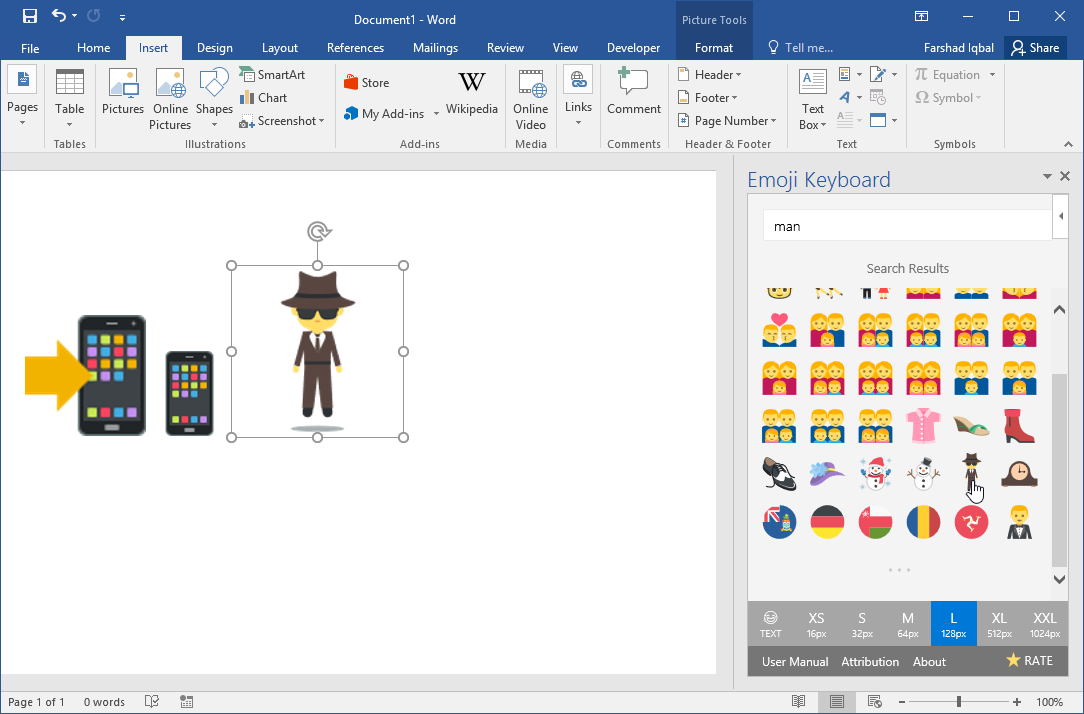 How to install a set of Emojis in Word and PowerPoint