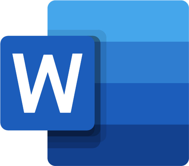Microsoft word icon.