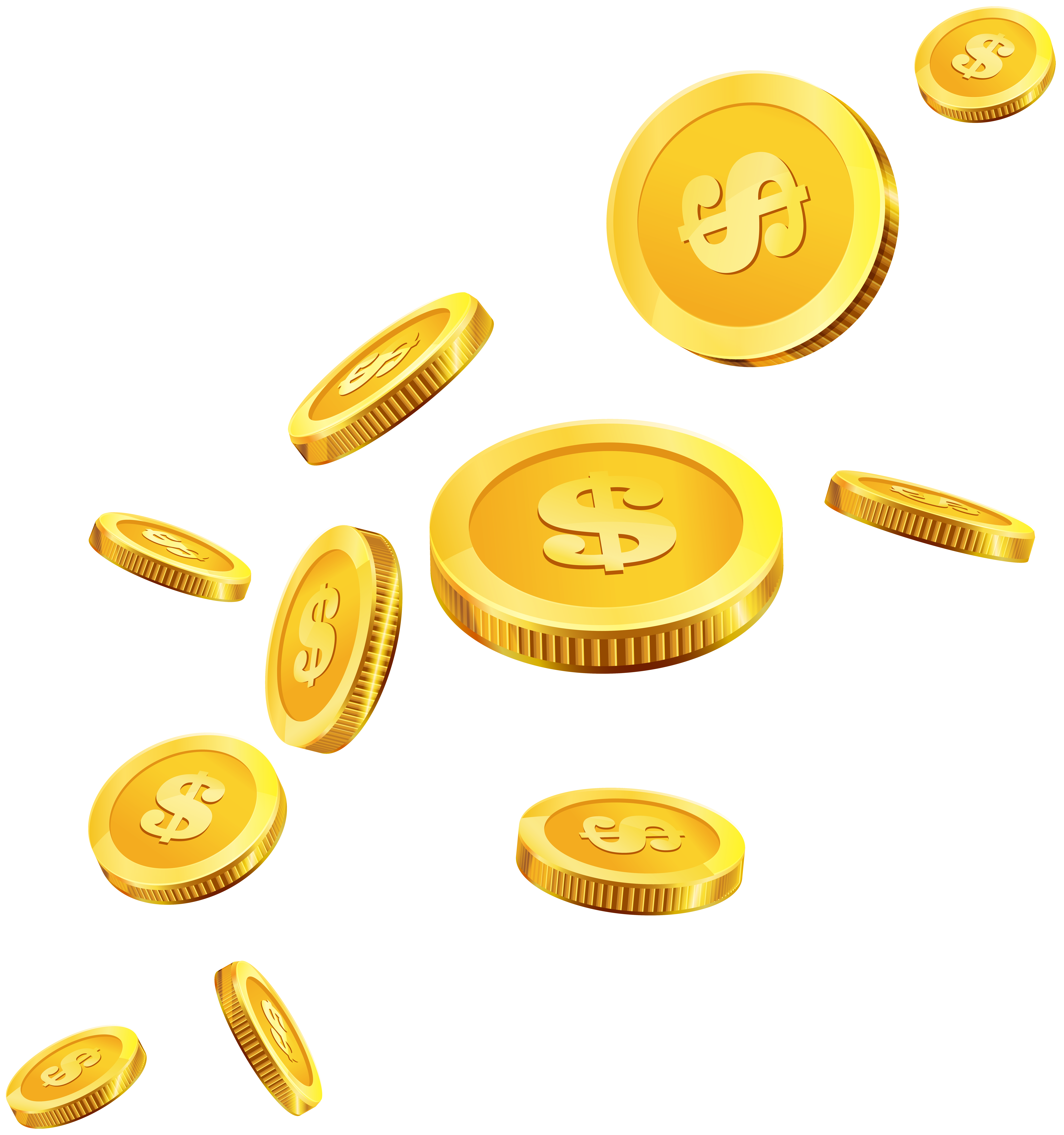Coins Gold PNG Clip Art