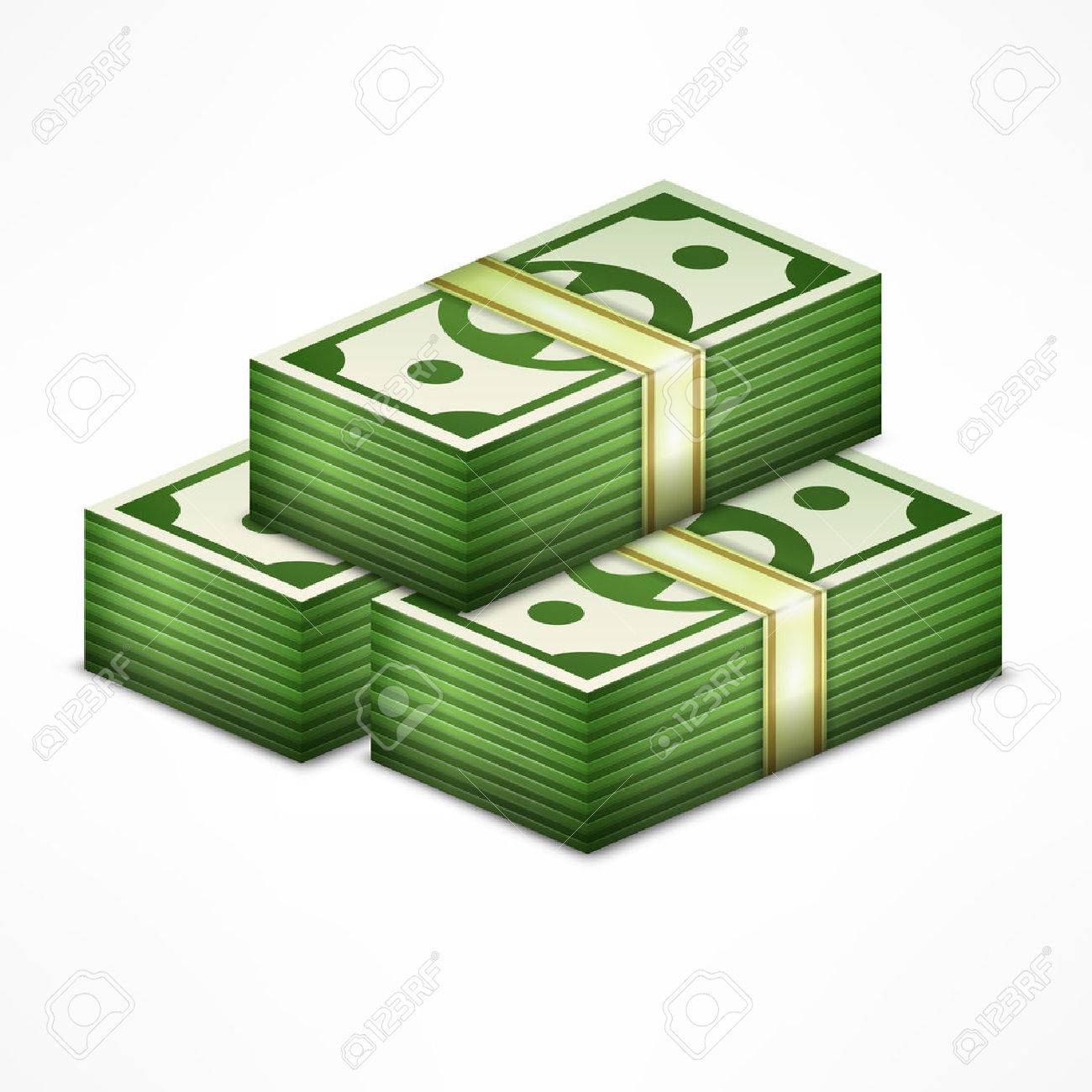 Clipart money stack