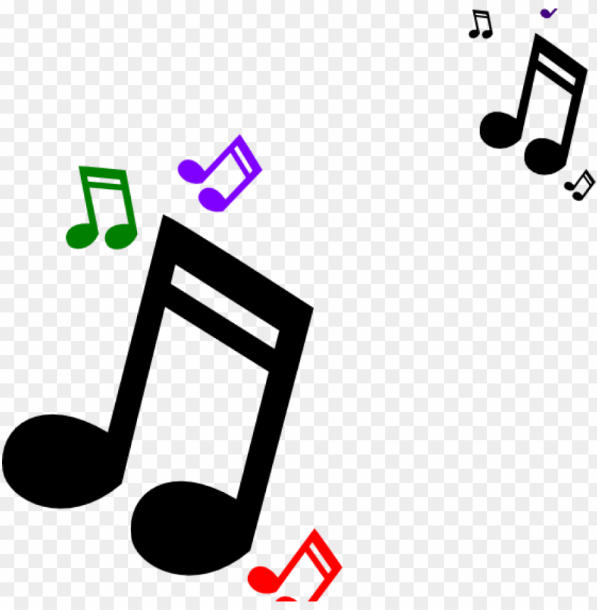 Music notes clipart colored clip art at clker vector