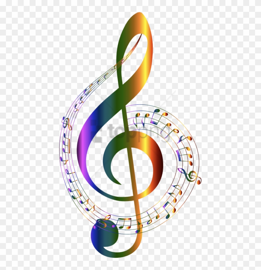 Free Png Colorful Music Note Png Png Image With Transparent