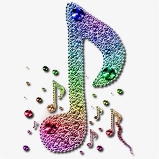 Musical Notes Clipart Coloured Music Note