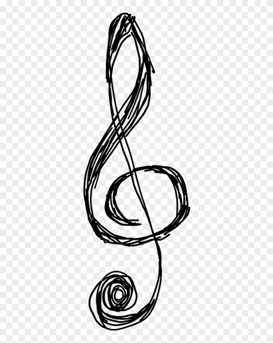 clipart music note drawing