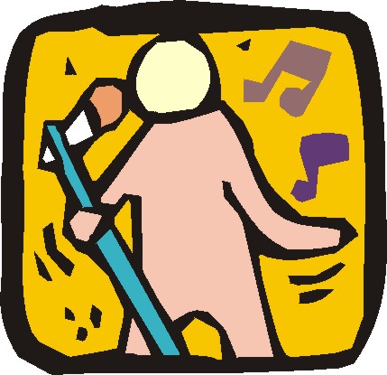 Clipart music note.
