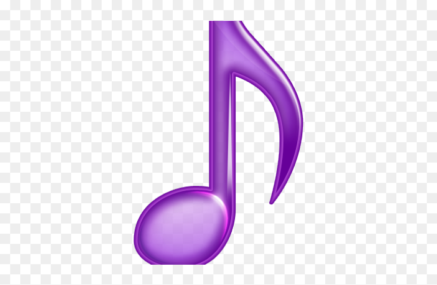 Purple Music Note Icon, HD Png Download