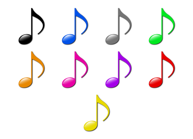 Free Colorful Music Notes Png, Download Free Clip Art, Free