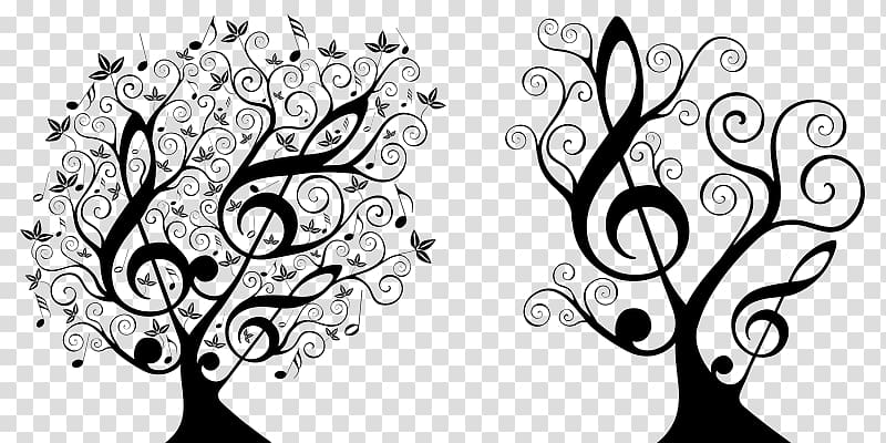 Musical note Violin Chamber music Tree, Creative Musical