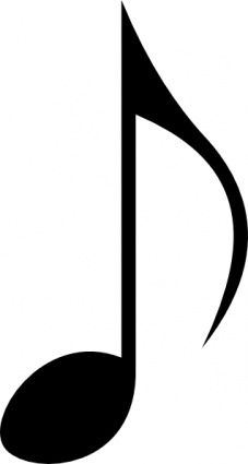 clipart music note vector