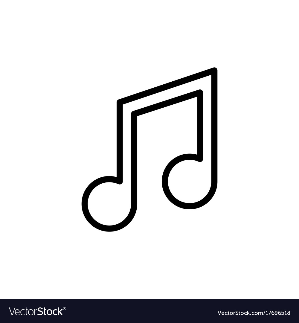 clipart music note white background